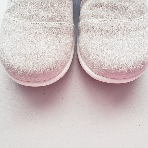 Spenco Comfort Slides Clogs Slip Ons Size 6.5 Suede Beige Gray - Picture 5 of 7